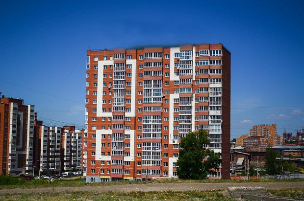 Новостройка в Иркутске. Фото IRK.ru Новостройка в Иркутске. Фото IRK.ru