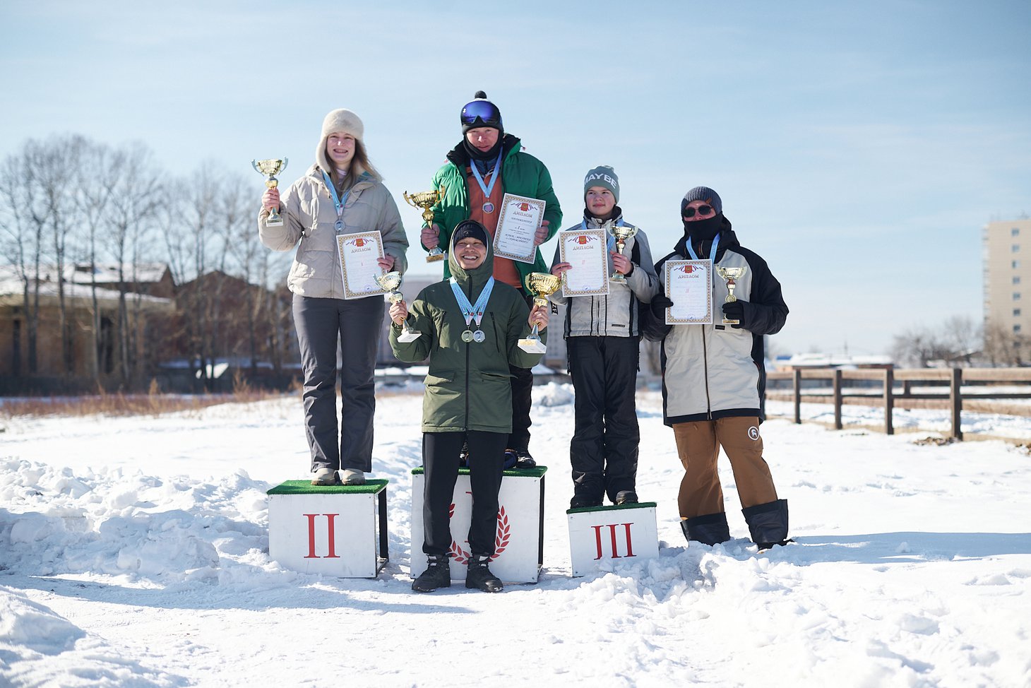 Призеры соревнований. Фото Маргариты Романовой, IRK.ru