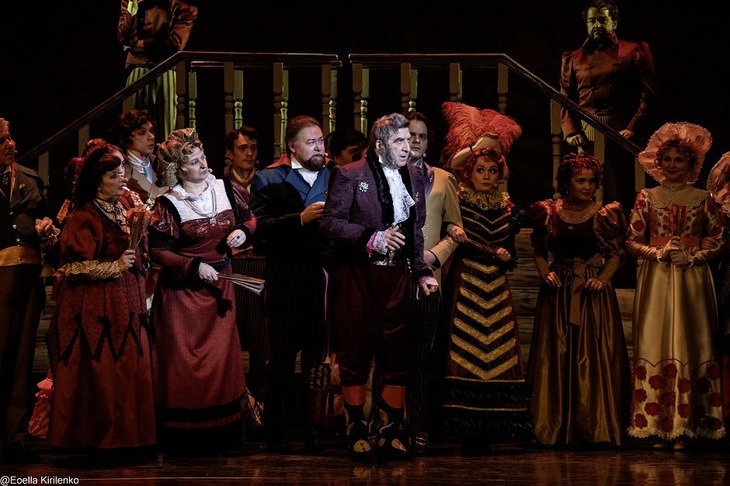 Спектакль «Горе от ума». Фото пресс-службы Иркутского музтеатра