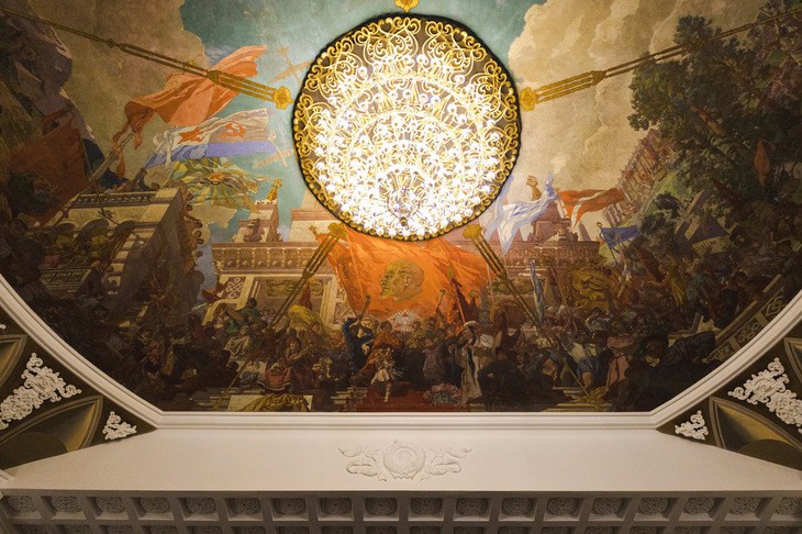 Роспись «Торжество социалистического строя»