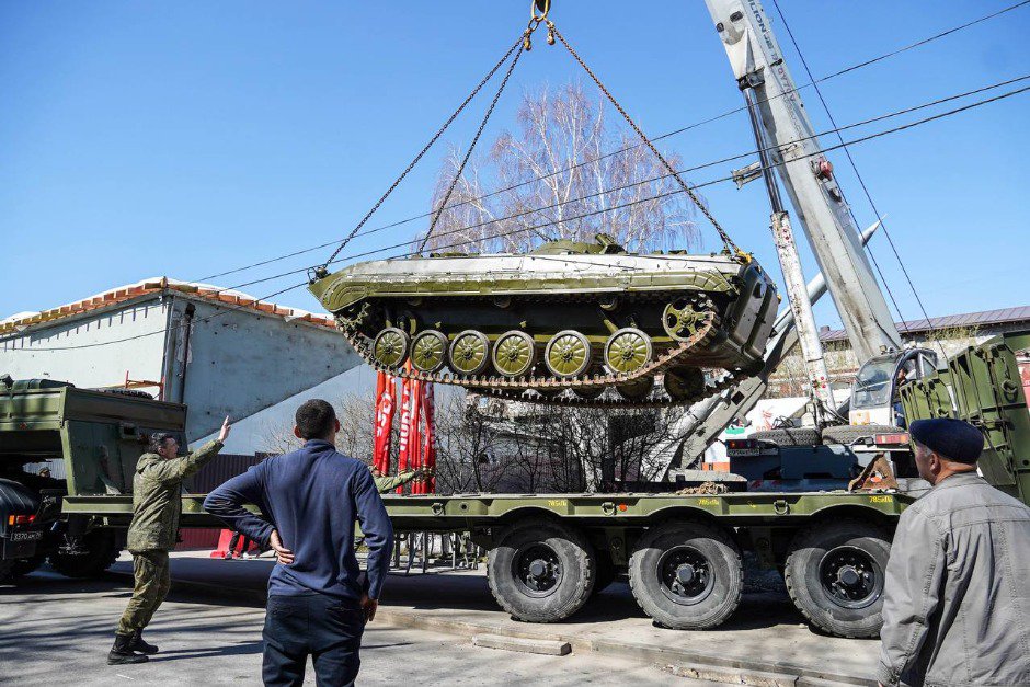 Военная техника. Фото пресс-службы правительства Иркутской области