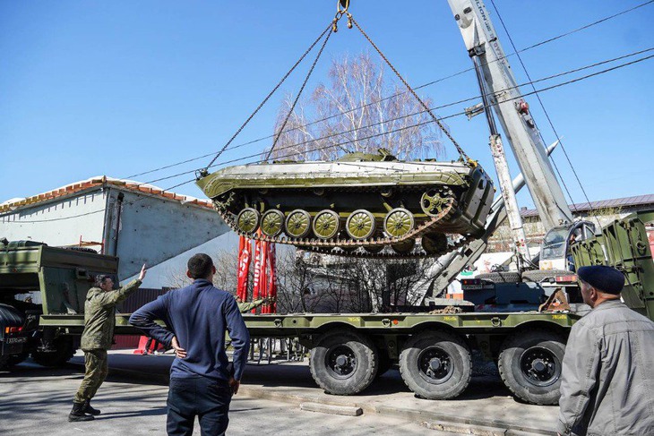 Военная техника. Фото пресс-службы правительства Иркутской области