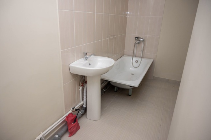 Ванная комната. Фото пресс-службы мэрии Иркутска