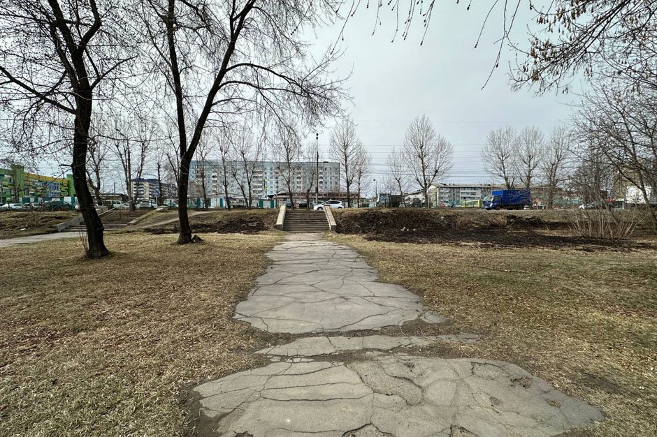 Участок для благоустройства. Фото из телеграм-канала Руслана Болотова