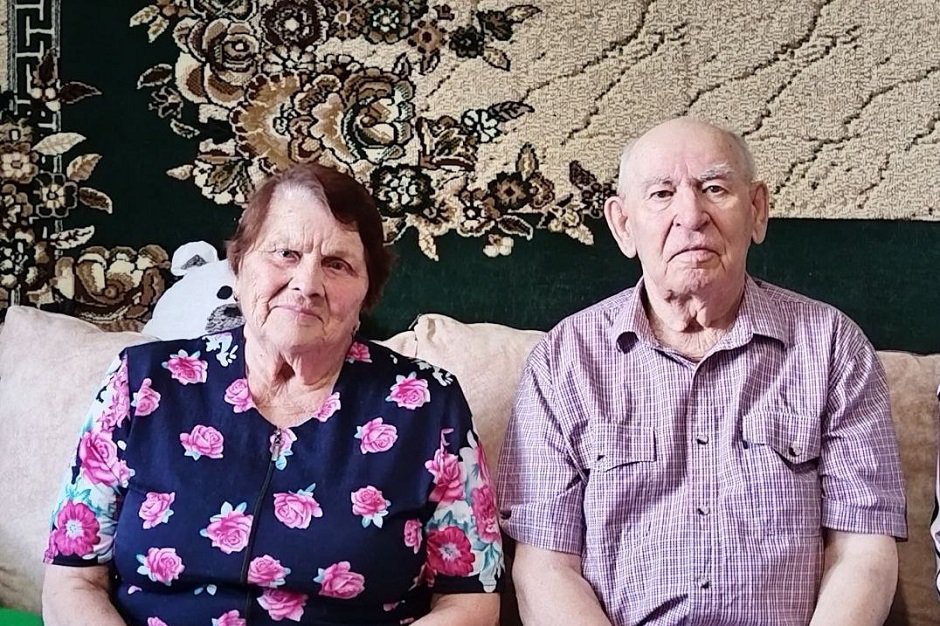 Михаил Ефимович Мельников с женой Антонидой Павловной