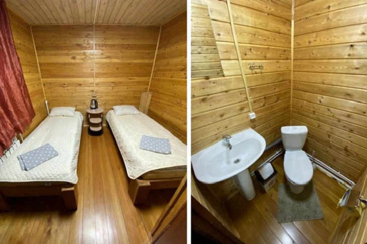 Номер за 4 686 рублей с общей ванной комнатой