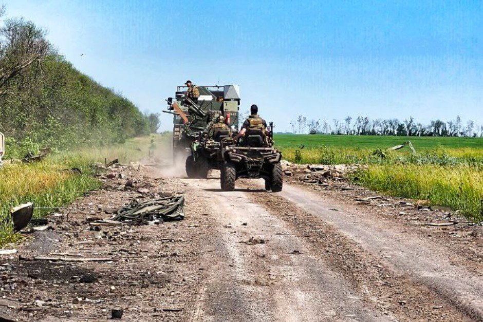 Зона боевого соприкосновения. Фото из телеграм-канала Федора Садовникова
