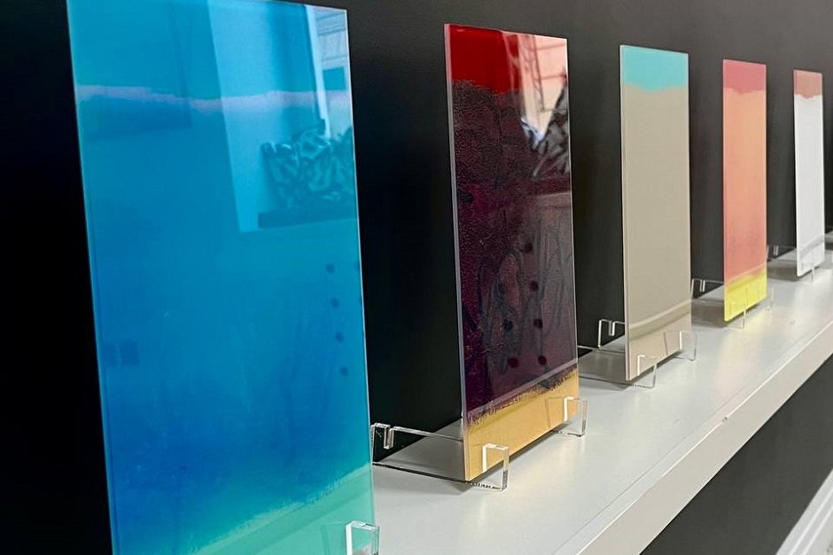 Работы на выставке