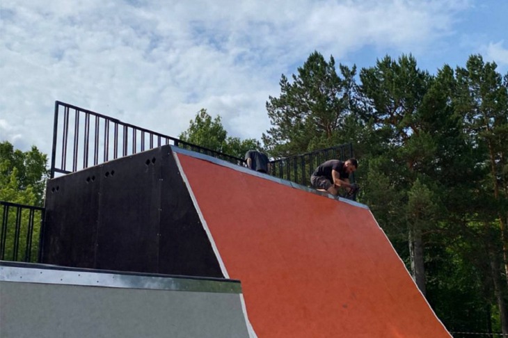 Скейт-площадка. Фото пресс-службы администрации Ангарска