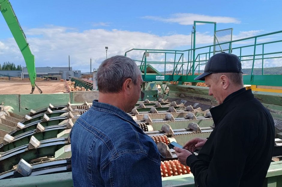 Производство. Фото пресс-службы «КиренскЛесИнвест»