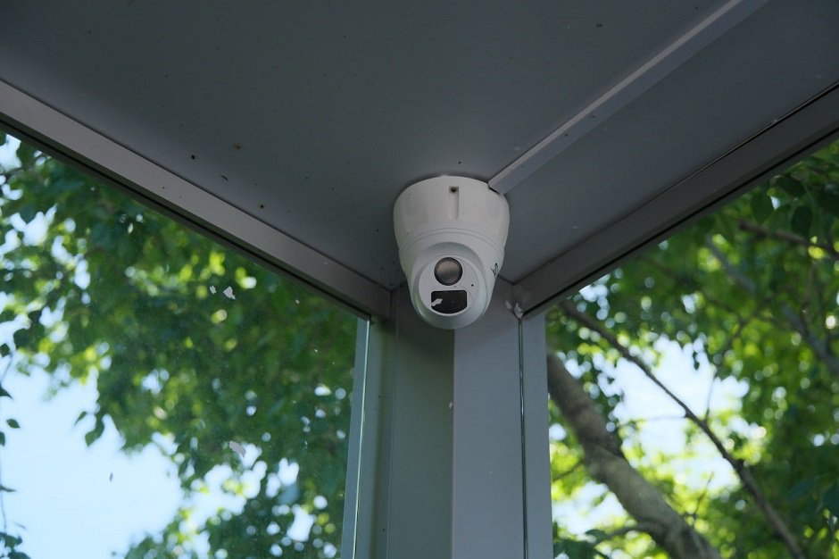 Остановочный павильон. Фото пресс-службы администрации Иркутска