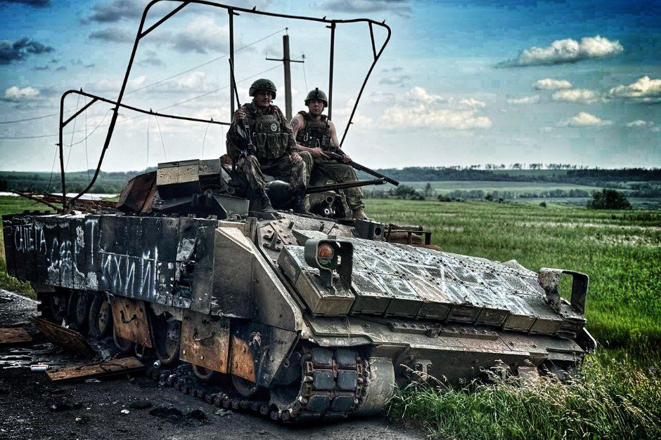 Зона боевого соприкосновения. Фото из телеграм-канала Федора Садовникова