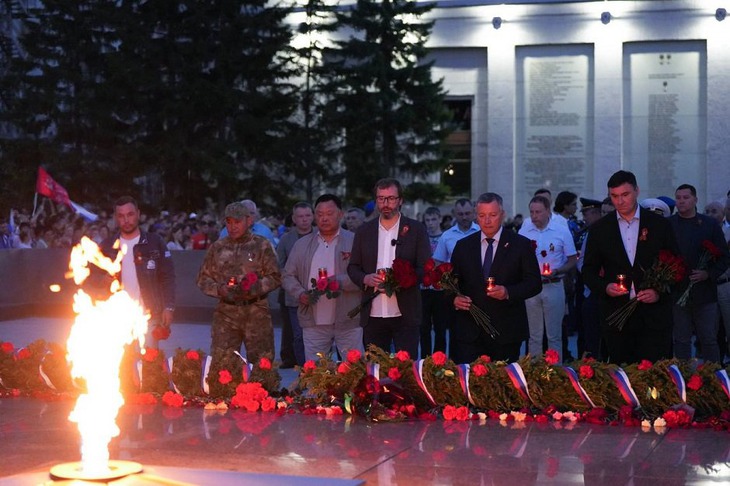 Участники акции. Фото пресс-службы правительства Иркутской области