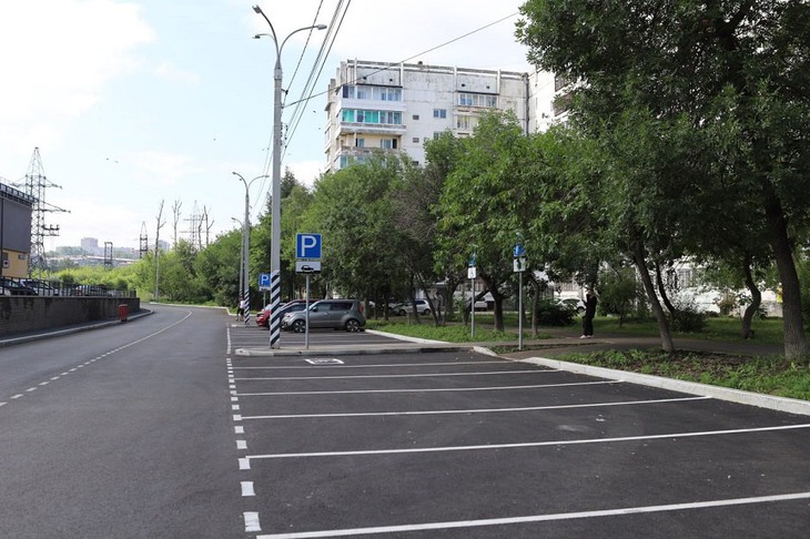 Улица Геологов. Фото пресс-службы администрации Иркутска