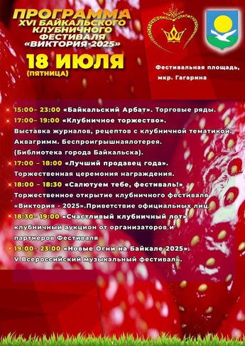 Программа праздника. Изображение из телеграм-канала Василия Темгеневского