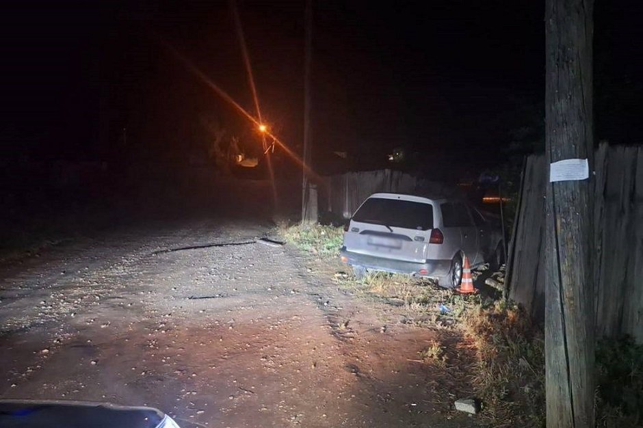 Угнанный автомобиль. Фото пресс-службы ГУ МВД России по Иркутской области
