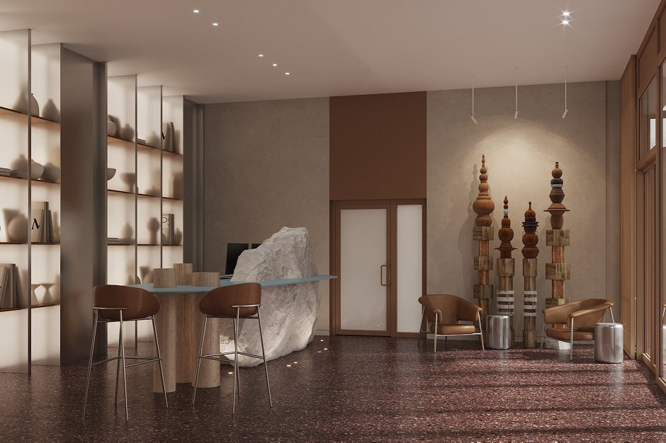 Лобби. Фото ООО СЗ «4 Звезды»