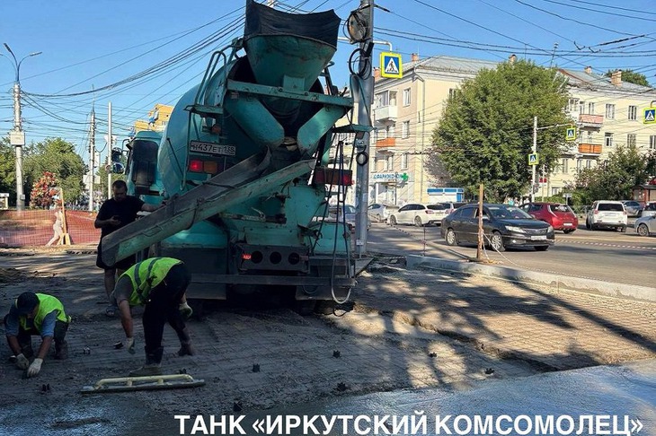 Танк «Иркутский комсомолец». Фото пресс-службы администрации Иркутска