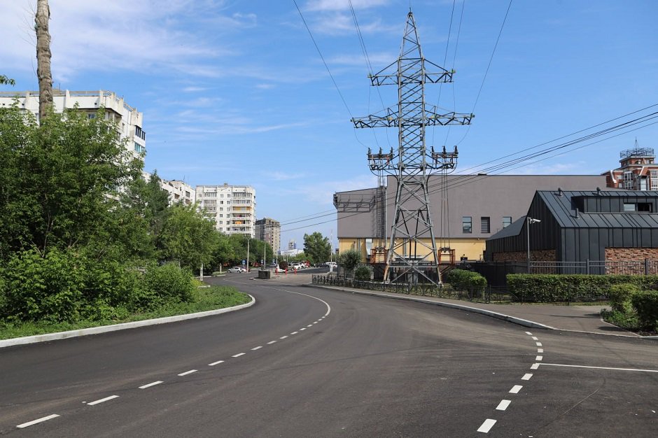 Улица Геологов. Фото пресс-службы администрации Иркутска