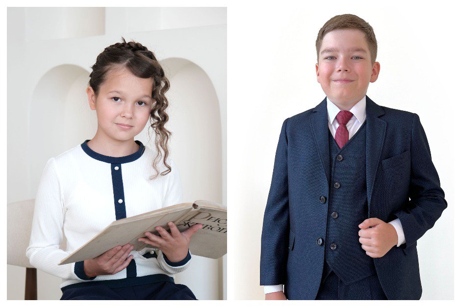 Ученики в школьной форме