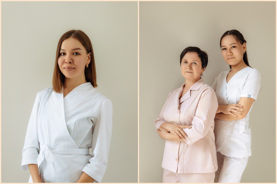 Светлана Елисеева и медсестры Светлана Елисеева и медсестры