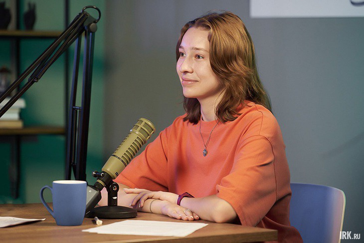 Подкаст «Голоса города». Фото Маргариты Романовой, IRK.ru