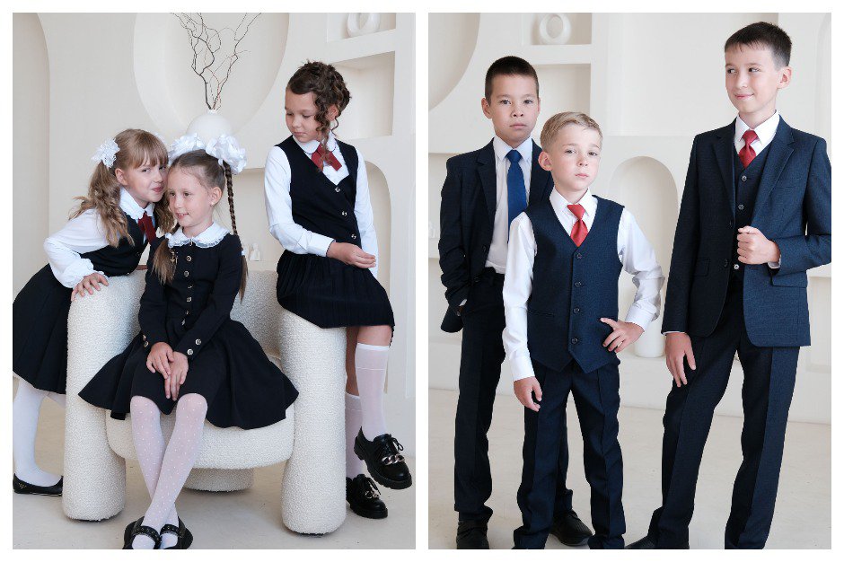 Ученики в школьной форме