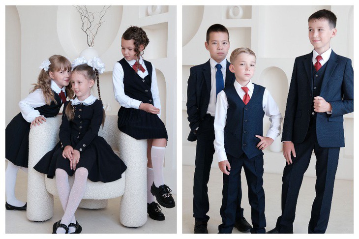 Ученики в школьной форме