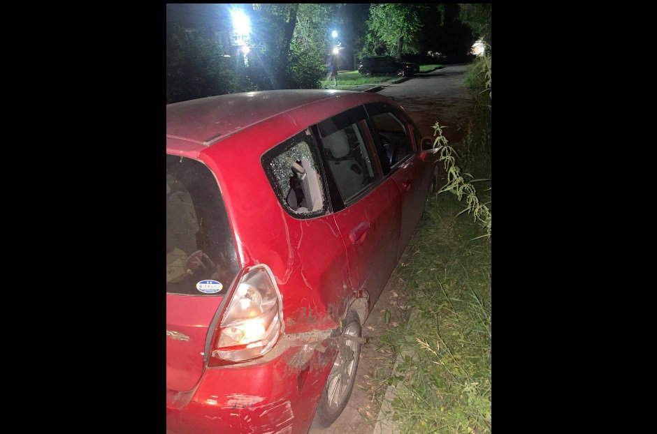 Угнанный автомобиль. Фото пресс-службы ГУ МВД России по Иркутской области Угнанный автомобиль. Фото пресс-службы ГУ МВД России по Иркутской области