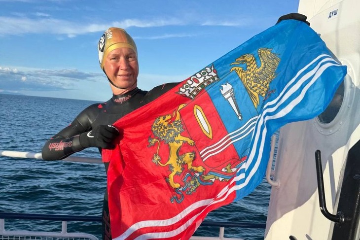 Заплыв. Фото со страницы департамента спорта Ивановской области в соцсети «ВКонтакте»