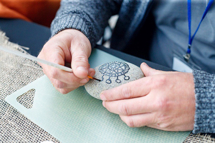 Роспись камня