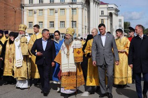 Крестный ход. Фото пресс-службы администрации Иркутска