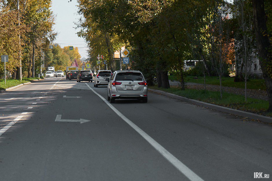 Ремонт дороги на Омулевского