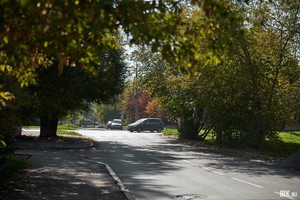 Ремонт дороги на Омулевского