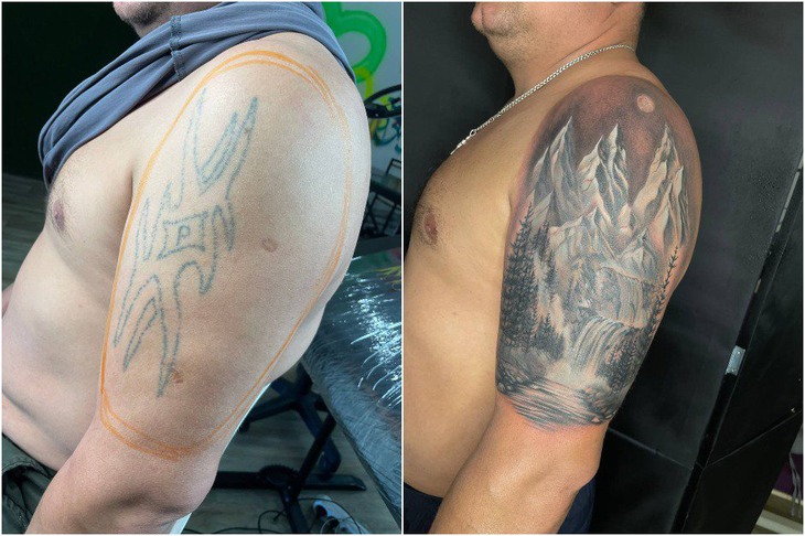 Перекрытие тату. Фото Светланы Коруна