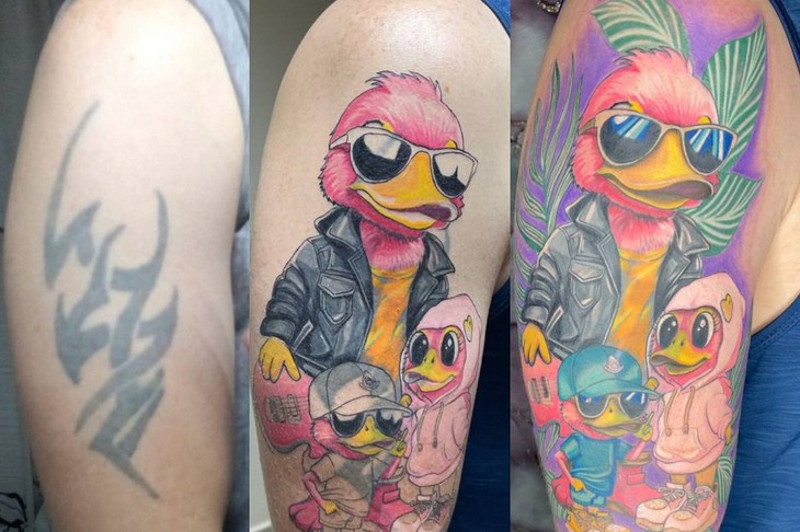 Перекрытие тату. Фото Светланы Коруна