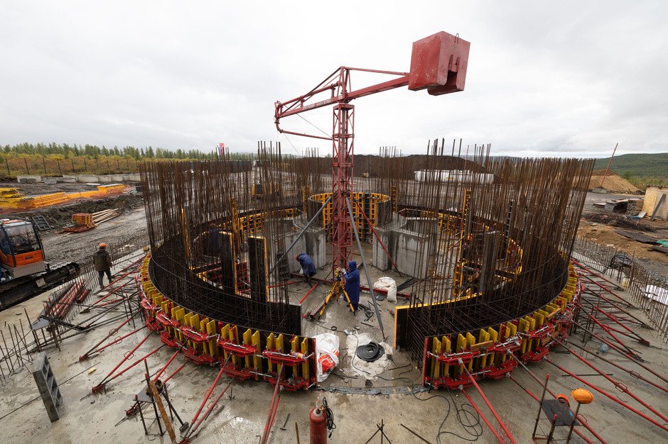 Основание, на которое будет опираться крупнейший солнечный телескоп на нашем континенте