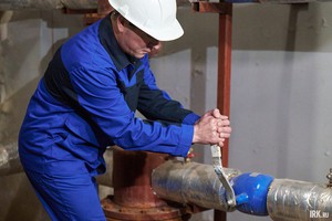 Запуск системы отопления в школе