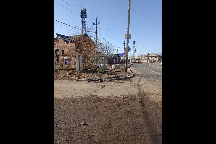 Ремонт улицы Баррикад. Фото очевидца