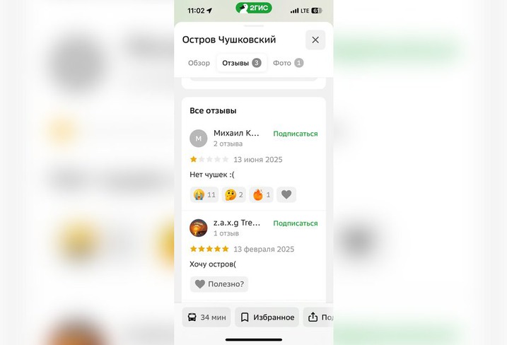 Скриншот с сайта 2gis.ru*
