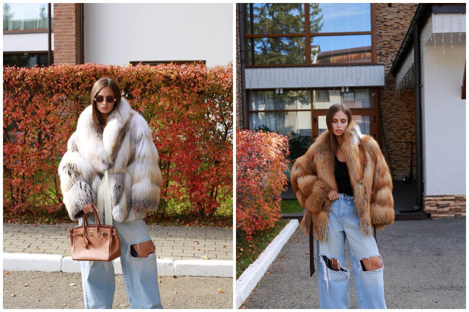 Натуральный и искусственный мех – заметный тренд зимы 2025-2026 годов.