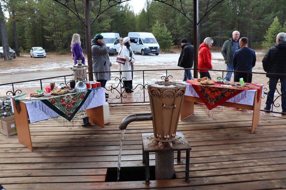 Благоустроенный родник в Лесогорске. Фото предоставлено Николаем Хрычовым