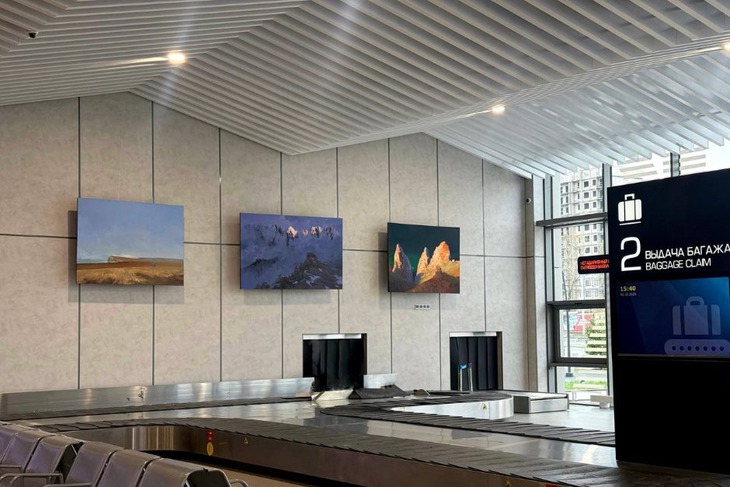 Картины. Фото пресс-службы Иркутского аэропорта