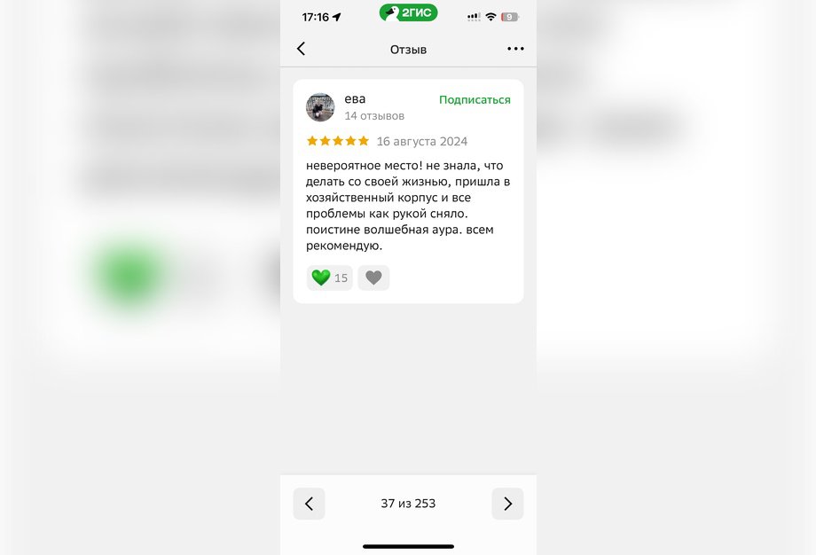Скриншот с сайта 2gis.ru*