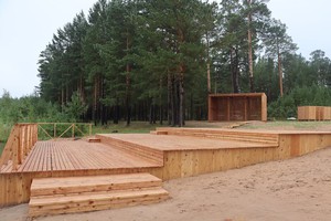 По проекту обустроили территорию возле озера. Фото предоставлено Николаем Хрычовым