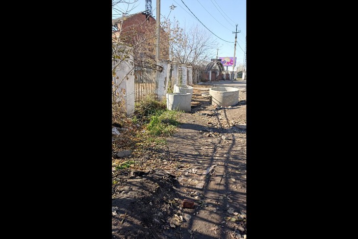 Ремонт улицы Баррикад. Фото очевидца