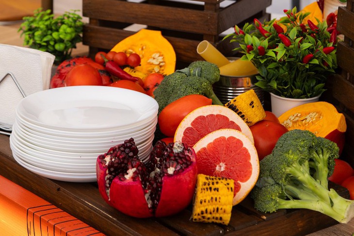 Партнеры мероприятия подготовили осенний сет закусок