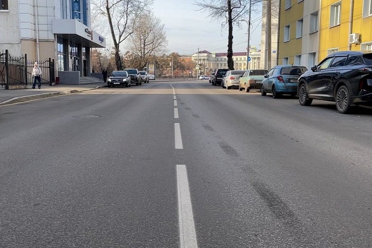 Отремонтированная дорога. Фото пресс-службы администрации Иркутска
