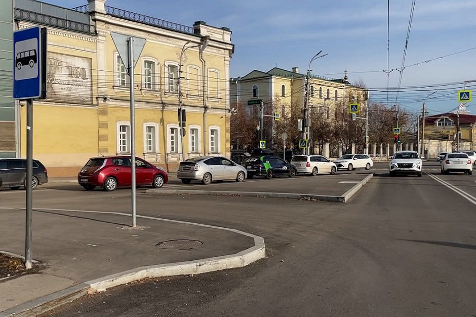 Отремонтированная дорога. Фото пресс-службы администрации Иркутска