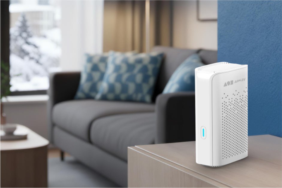 Mesh-система представляет собой два компактных модуля с пятью встроенными антеннами